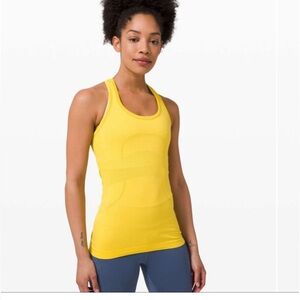 Lululemon Athletica Yellow Tank Top